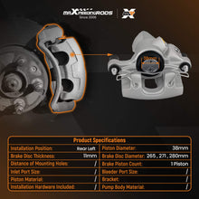 Laad de afbeelding in de galerijviewer, Brake Caliper Rear Left compatible for Ford Focus MK III Tourneo Connect compatible for Volvo C30 344414