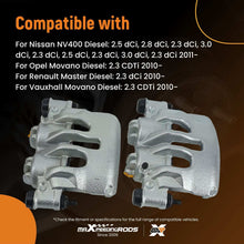Load image into Gallery viewer, 2x Front Left Right Brake Calipers compatible for Renault Master compatible for Vauxhall Movano 2010-2020