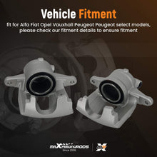 Laad de afbeelding in de galerijviewer, Pair Brake Caliper Front Left Right compatible for Vauxhall Corsa D 2006-2014 77363924