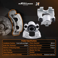 Load image into Gallery viewer, Pair of Front Left Right Brake Calipers compatible for Mini R50 R52 R53 Cooper One 1.4 1.6L