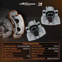 Load image into Gallery viewer, Brake Caliper Front Left Right compatible for Volvo S60 S70 S80 V70 XC70 8602676 304.5mm