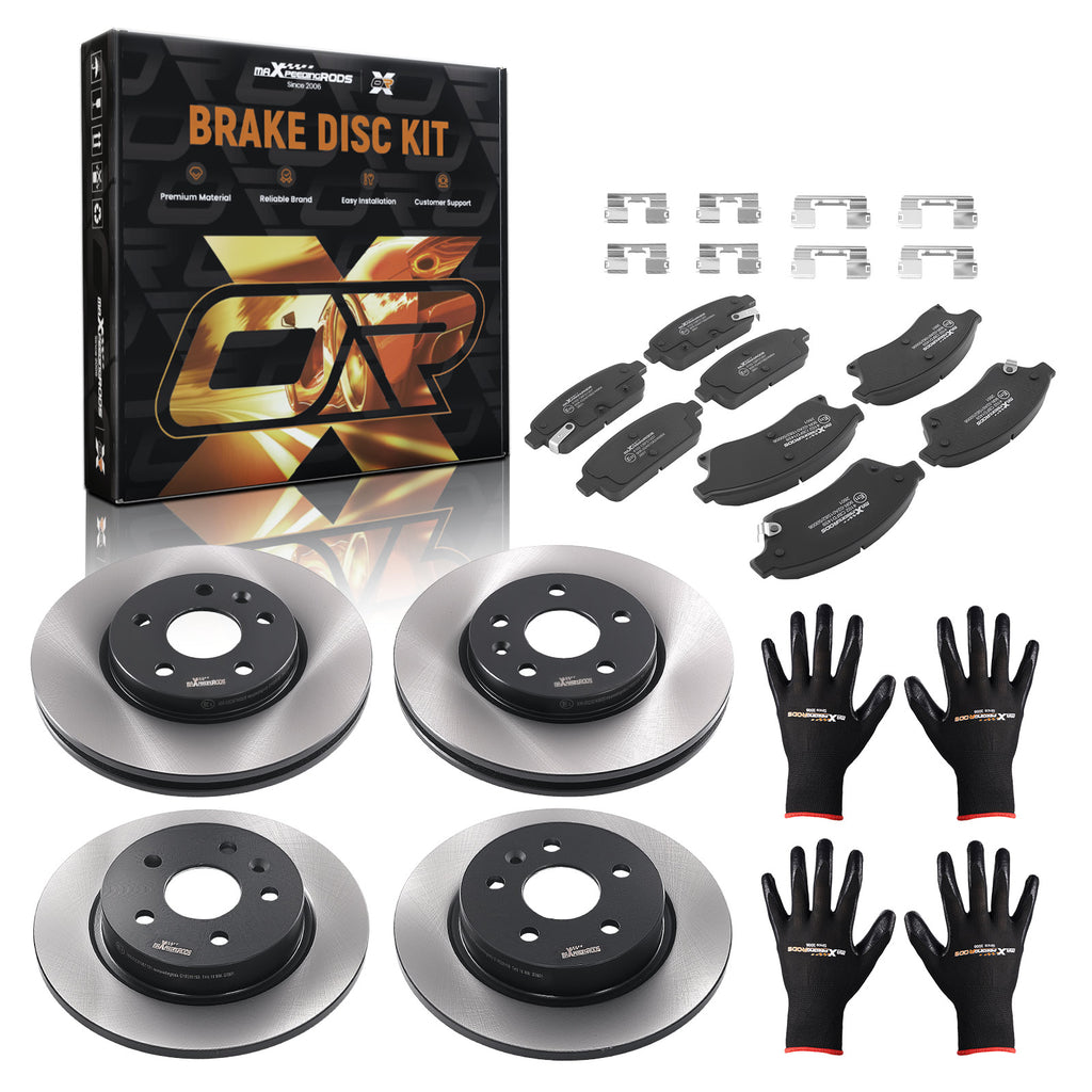 FrontRear Brake Discs en Pads geschikt voor Chevrolet Aveo/geschikt voor Opel Astra 2011-17 13502045