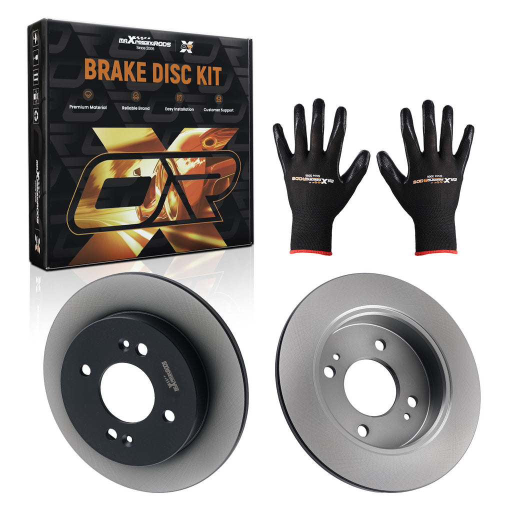 Pair Brake Discs Achter LeftRight geschikt voor Hyundai i10 geschikt voor Kia Picanto 5841107300 234mm