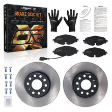 Laad de afbeelding in de galerijviewer, Voor Brake Discs Pads Set geschikt voor VW Golf VII Hatchback 2012-2021 24012501451
