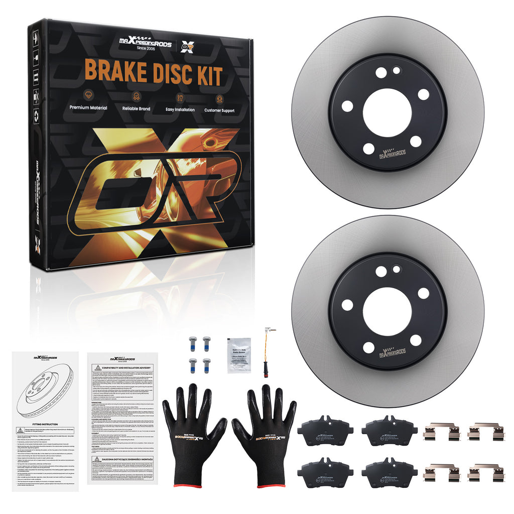 Vented Brake Disc Brake Pads Voor geschikt voor Mercedes-Benz A-Klasse W169 2004-2012