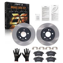 Laad de afbeelding in de galerijviewer, Brake Discs+Brake Pads Voor geschikt voor Mercedes A Class E-CELL 2010-2012 1694200120