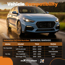 Laad de afbeelding in de galerijviewer, Rear Brake Discs Left + Right compatible for Hyundai i30 FD 07-11 compatible for Kia Ceed 584111H300 10mm
