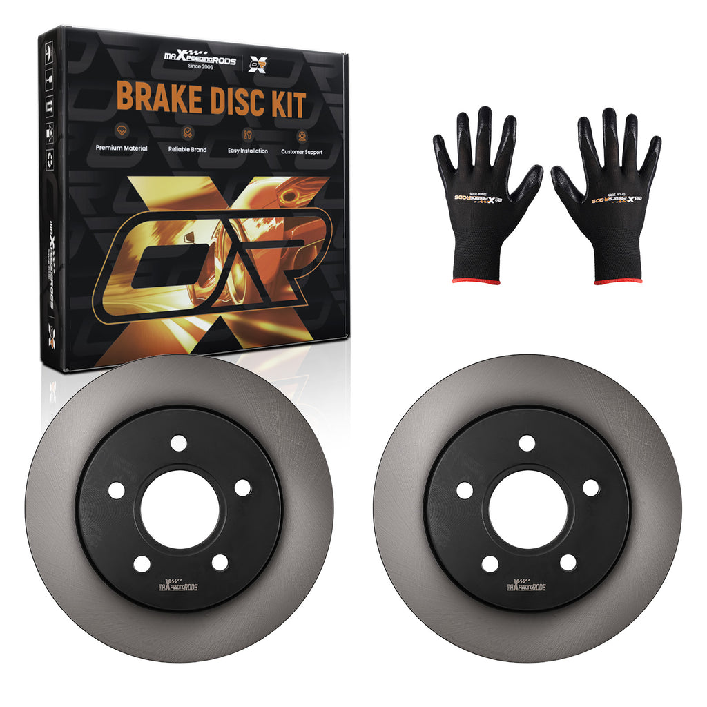 Pair Achter LeftRight Brake Disc geschikt voor Ford Focus II C-Max 03-11 1223540 264.8mm