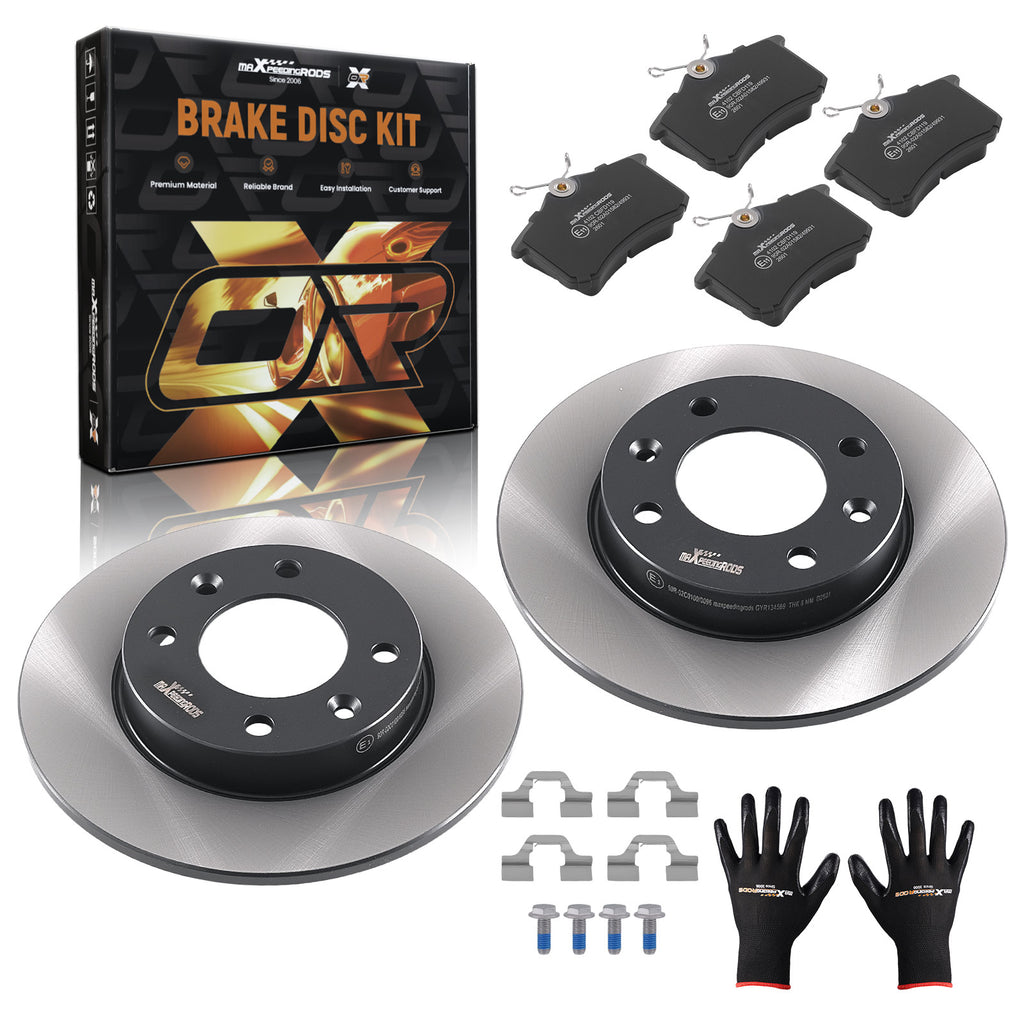 Brake Discs+Brake Pads Achter geschikt voor Peugeot 307 SW/geschikt voor Citroen C4 2002-2011 1E0698451B