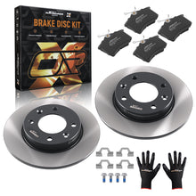 Laad de afbeelding in de galerijviewer, Brake Discs+Brake Pads Achter geschikt voor Peugeot 307 SW/geschikt voor Citroen C4 2002-2011 1E0698451B