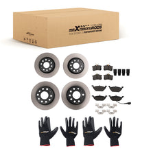 Laad de afbeelding in de galerijviewer, Voor Achter Brake Discs Pads Set geschikt voor Audi A3 2003-2013/geschikt voor Seat Altea Leon 2004-2015