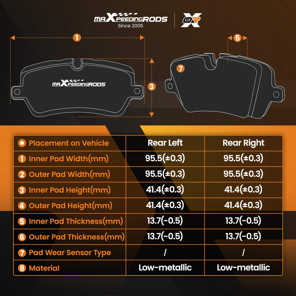 Brake Discs and Pads Rear compatible for Mercedes A-Klasse B-KlasseW169 W245 2004-2012