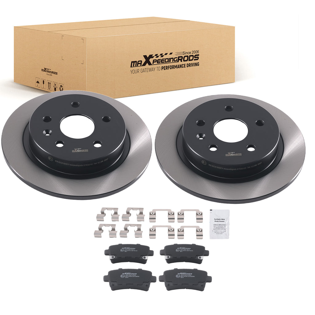 Achter Brake Discs Pads Set geschikt voor Vauxhall Insignia Hatch 2008-2017 13501302