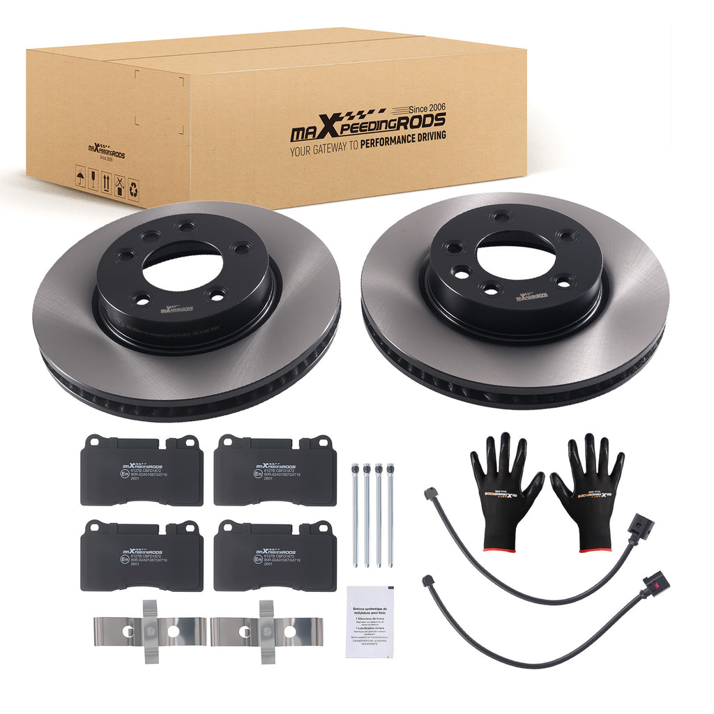 Voor Brake Discs en Pads geschikt voor VW Touareg 7L7 4.2 2002-2010 95535140140