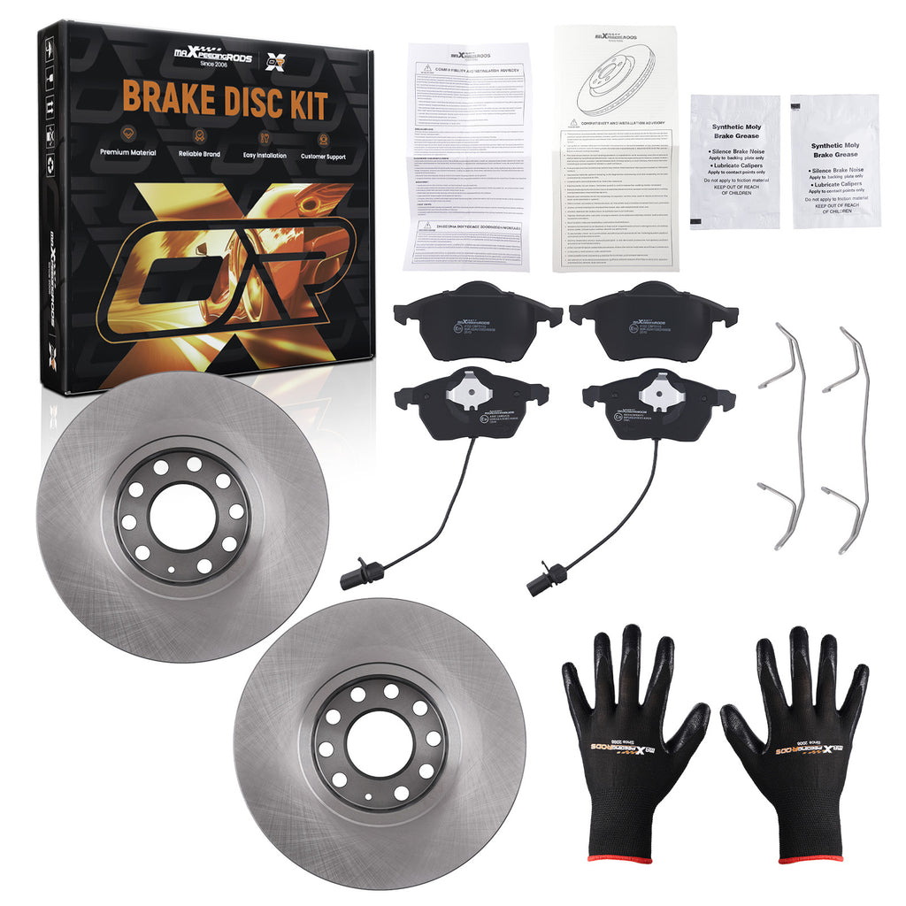 Vented Brake DiscsPads Set Voor 288mm geschikt voor Audi A4 B5 B6 B7 A6 C5 4A0615301C