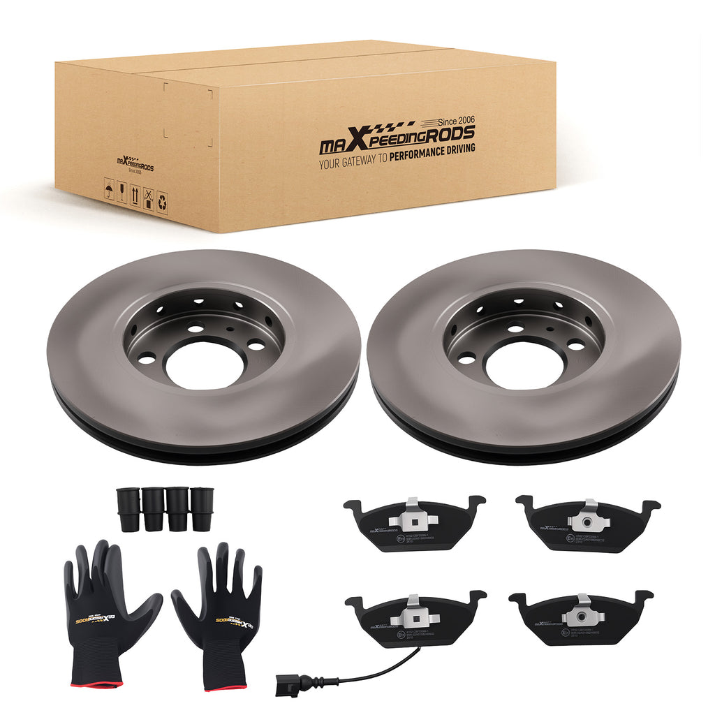Voor Brake Discs en Pads 256mm geschikt voor Skoda Fabia Octavia Roomster 6R0615301