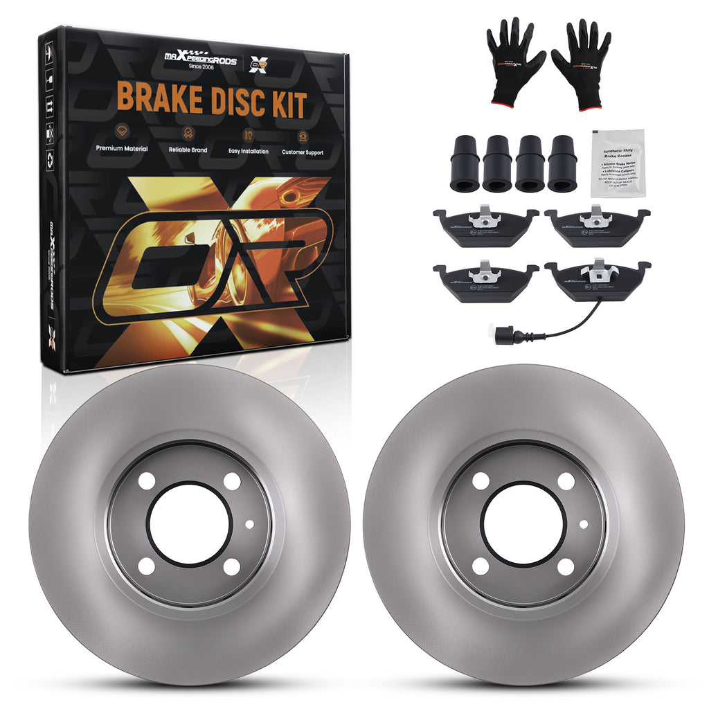 Discos Freno + Pastillas Delantero compatible for Seat Mii 1.0L KE1 KF1 2011-2019