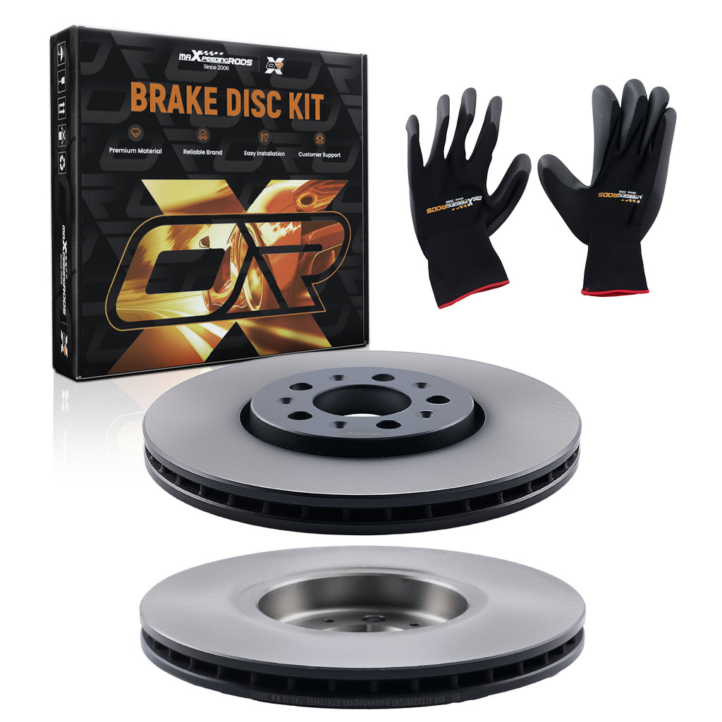 Pair Voor Brake Disc LeftRight geschikt voor Audi A1 A3 geschikt voor VW Golf Bora 1J0615301C 288mm