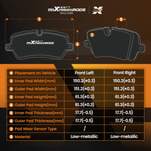 Load image into Gallery viewer, Front Brake Discs and Pads compatible for Ford KA 2001-2008/Puma 2000-2002/Courier 3573537