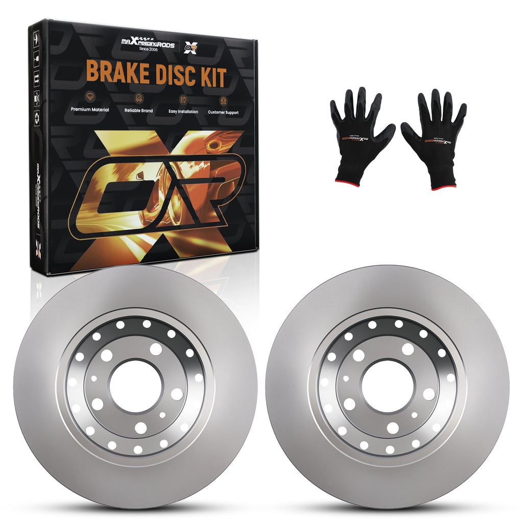 Pair Achter Brake Disc LeftRight geschikt voor AUDI A8 D3 4E2 4E8 02-10 3D0615601D 310mm
