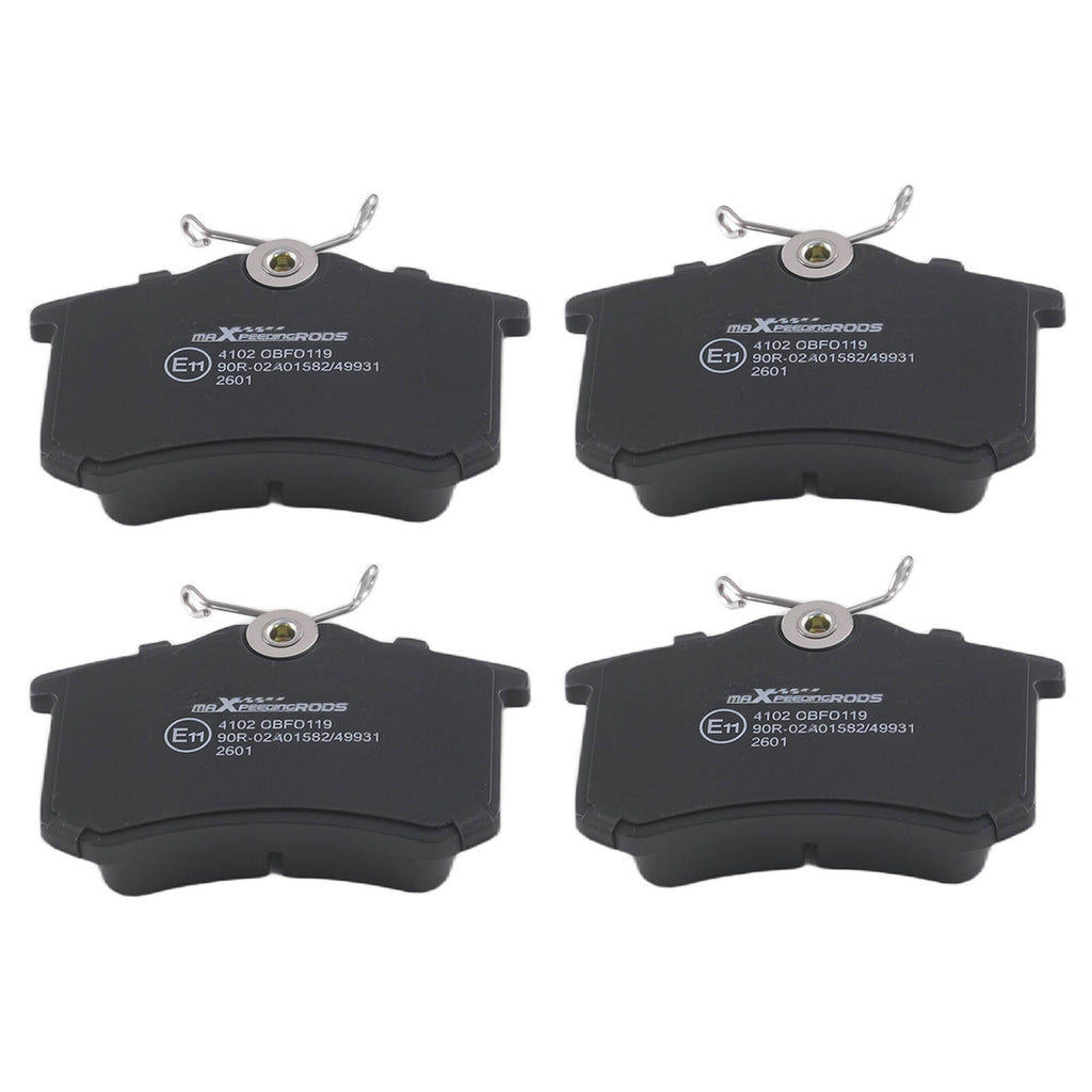 Rear Brake Discs and Pads compatible for Audi A4 Saloon/Estate 2000-2008 895615601A