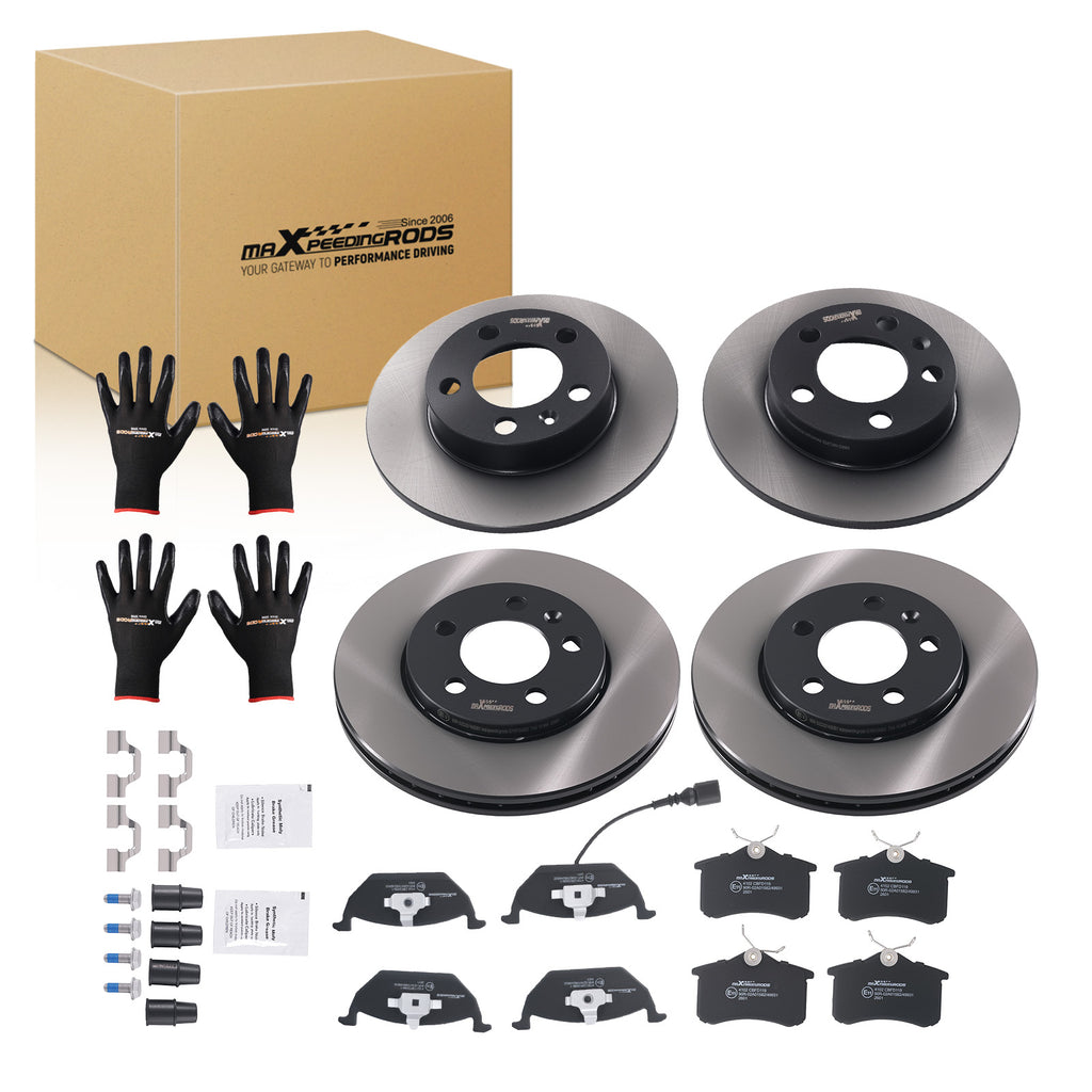 FrontRear Brake Discs Pads Set geschikt voor Skoda Fabia I/II/III 1999-2022 1J0615301D