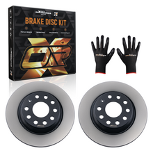 Laad de afbeelding in de galerijviewer, Pair Achter Brake Discs LeftRight geschikt voor Audi A3 geschikt voor VW Golf 2003-2013 1K0615601AD