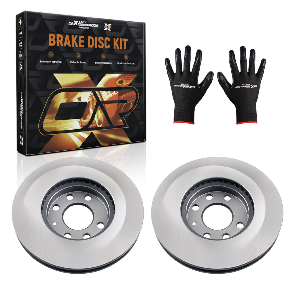 Pair Voor Brake Discs LeftRight geschikt voor Opel Astra G T98 F70 1998-2005 569059
