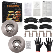Laad de afbeelding in de galerijviewer, Brake DiscsBrake Pads 294mm Voor geschikt voor Citroen Mitsubishi Peugeot 4007 424958