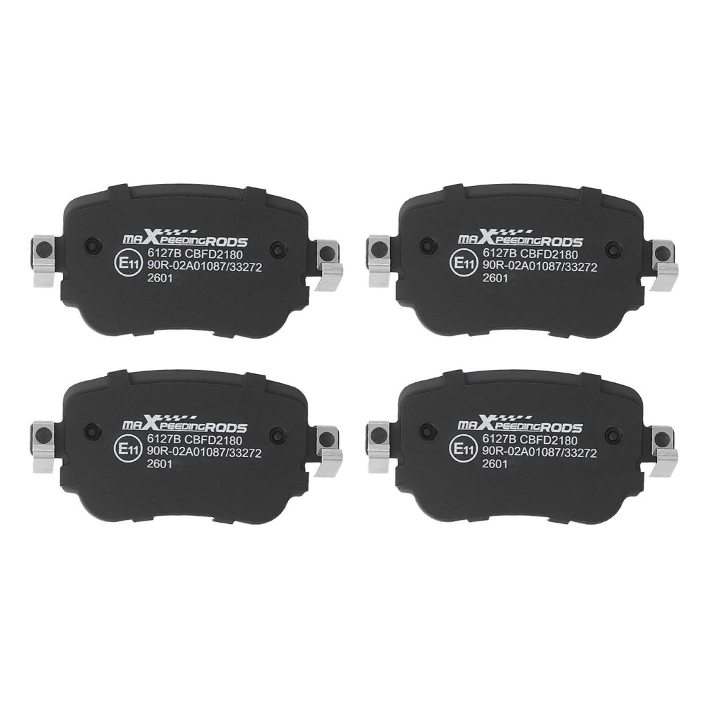Rear Brake Discs Pads Set compatible for Skoda Octavia/Compatible for Seat Leon Estate 2012-20 5Q0615601D