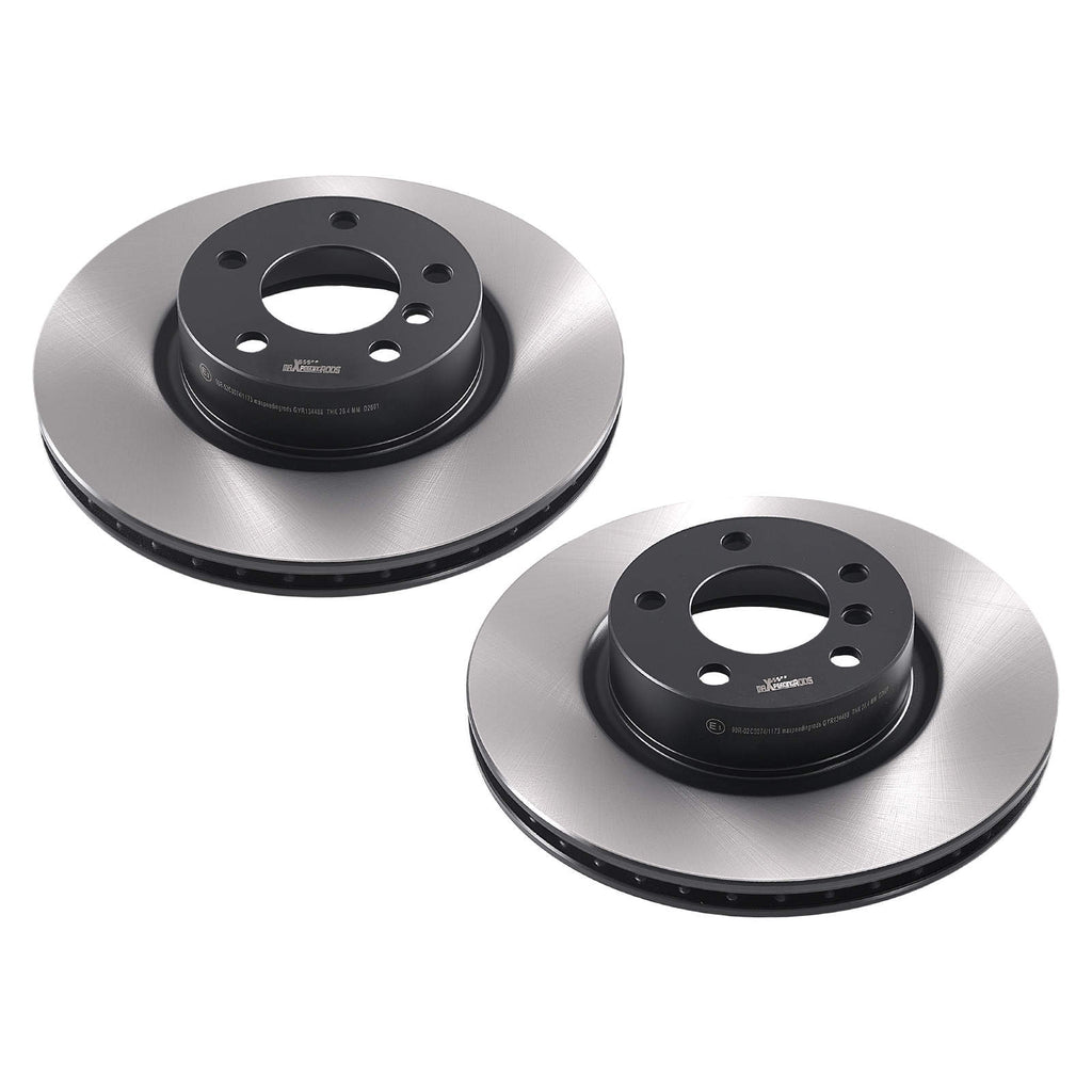 Front Brake Discs and Pads compatible for BMW X4 20i/28i xDrive 2014-2018 34106799801