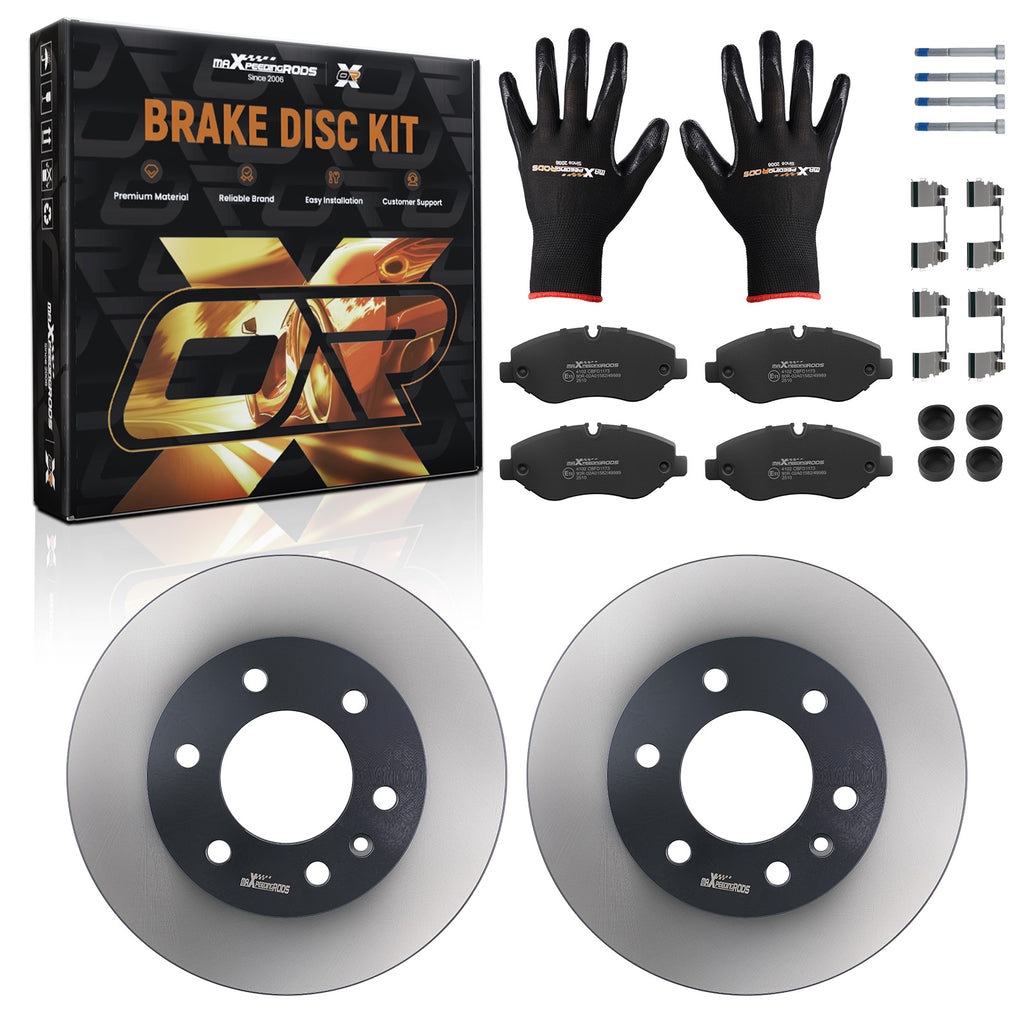 Brake DiscsPads Set Voor 299.6mm geschikt voor Mercedes-Benz Sprinter 3-T/3,5-T 06-18