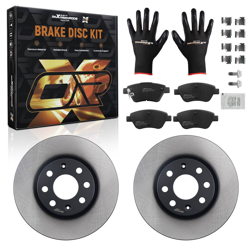 Vented Brake DiscsPads Set 257mm Voor geschikt voor Opel Corsa D S07 Adam M13 geschikt voor FWD