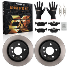 Laad de afbeelding in de galerijviewer, Vented Brake Discs+Pads Set 300mm Achter geschikt voor BMW 1/ 3 Series E81 E87 E90 E91 E92