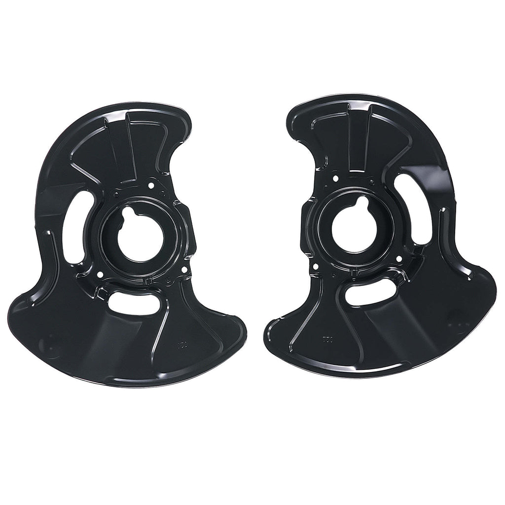 Pair Front L+R Brake Backing Plates compatible for Mercedes-Benz CLK C209 A209 A2034200144