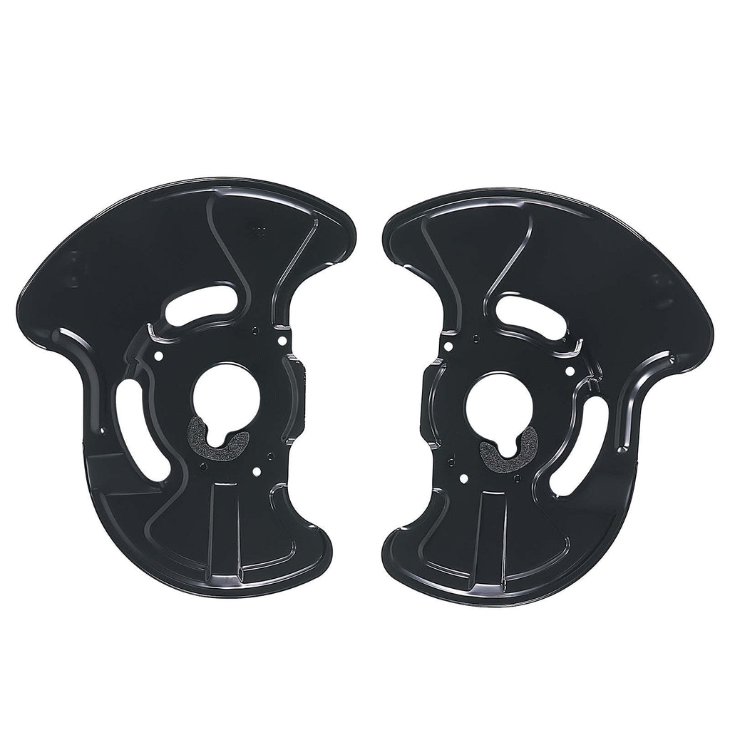 Pair Front L+R Brake Backing Plates compatible for Mercedes-Benz CLK C209 A209 A2034200144