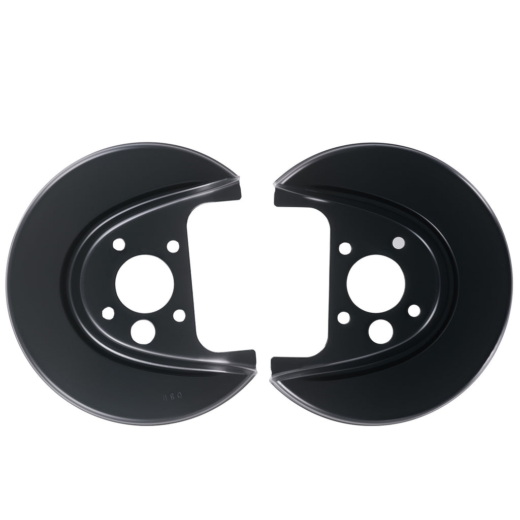2pcs Achter Brake Dust Shields geschikt voor Volkswagen Jetta geschikt voor Audi TT 1999-2009 1J0615611D
