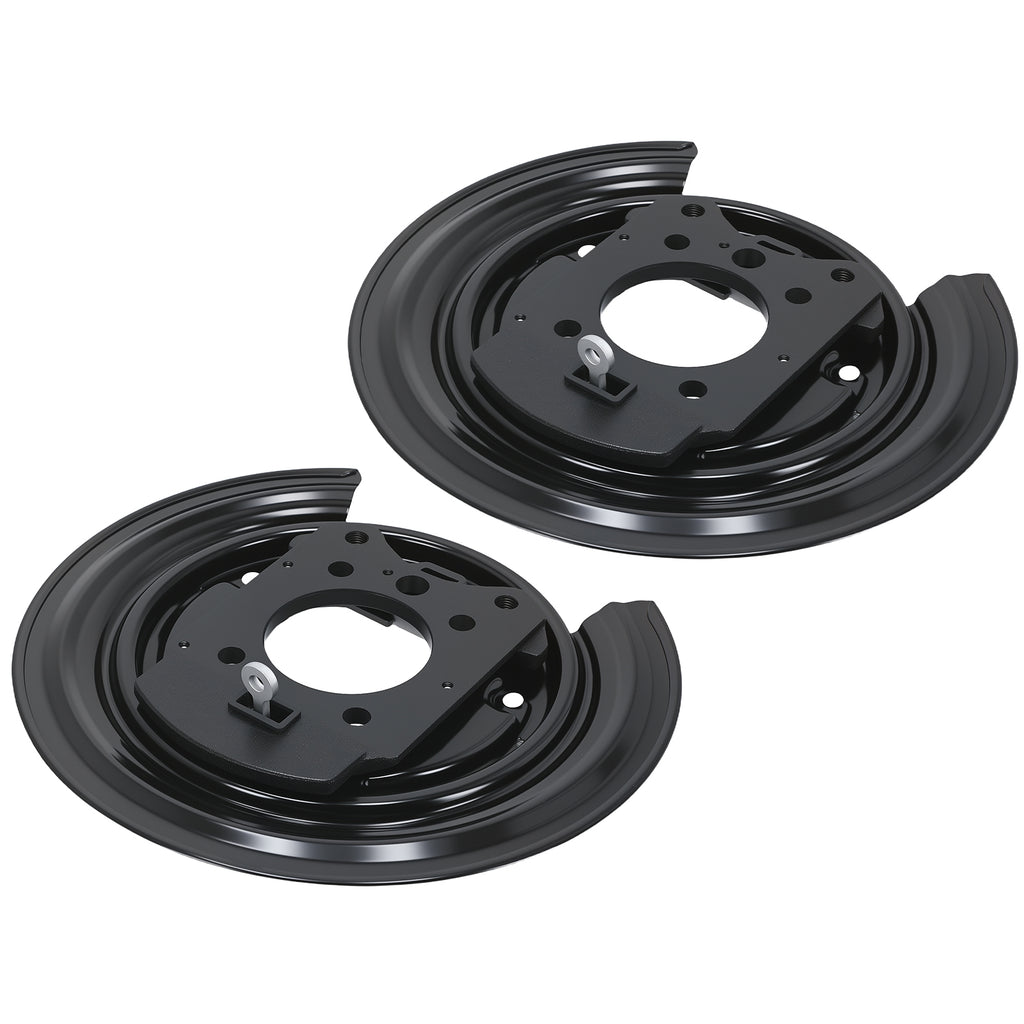 Pair Brake Dust Shield Achter Side geschikt voor Jeep Liberty 2008-12 / geschikt voor Dodge Nitro 2007-11