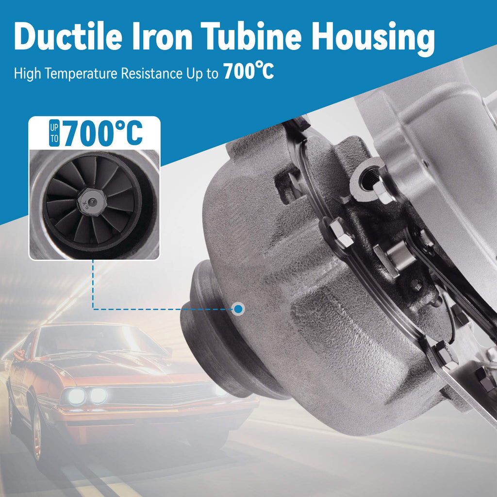 GT1544V Turbocharger +Oil Sump Pick Up Strainer Pipe compatible for Peugeot Citroen 1.6 hdi