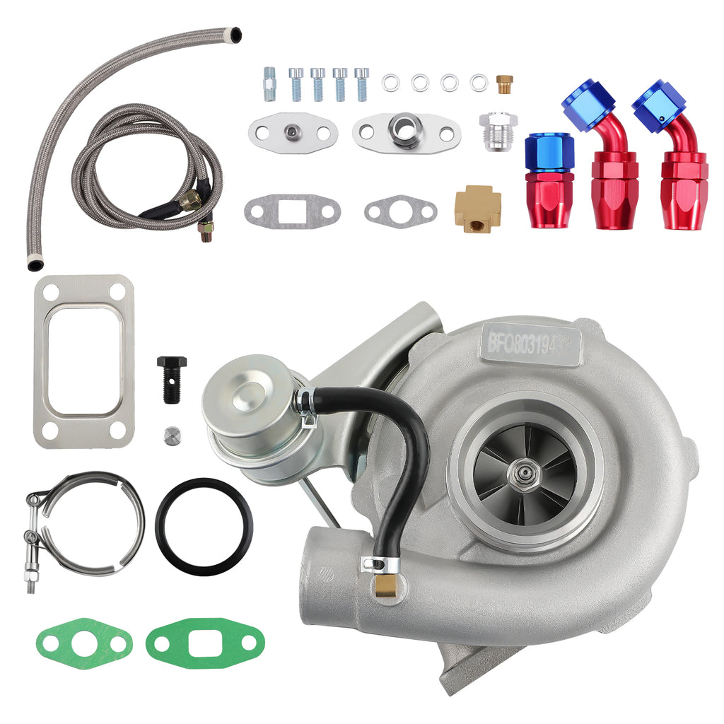 T3 T04E Turbo Oil Return FEED Line Turbo OIL Inlet Outlet Drain Kit