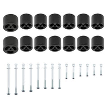 Laad de afbeelding in de galerijviewer, 50mm Body Lift Kit Blocks Bolts geschikt voor Nissan Navara D22 Dual Cab w/ Tub 2 inch