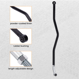 Rear Adjustable Track Bar Rod compatible for Jeep Wrangler JK 2007-2018 0-6 inch Lift