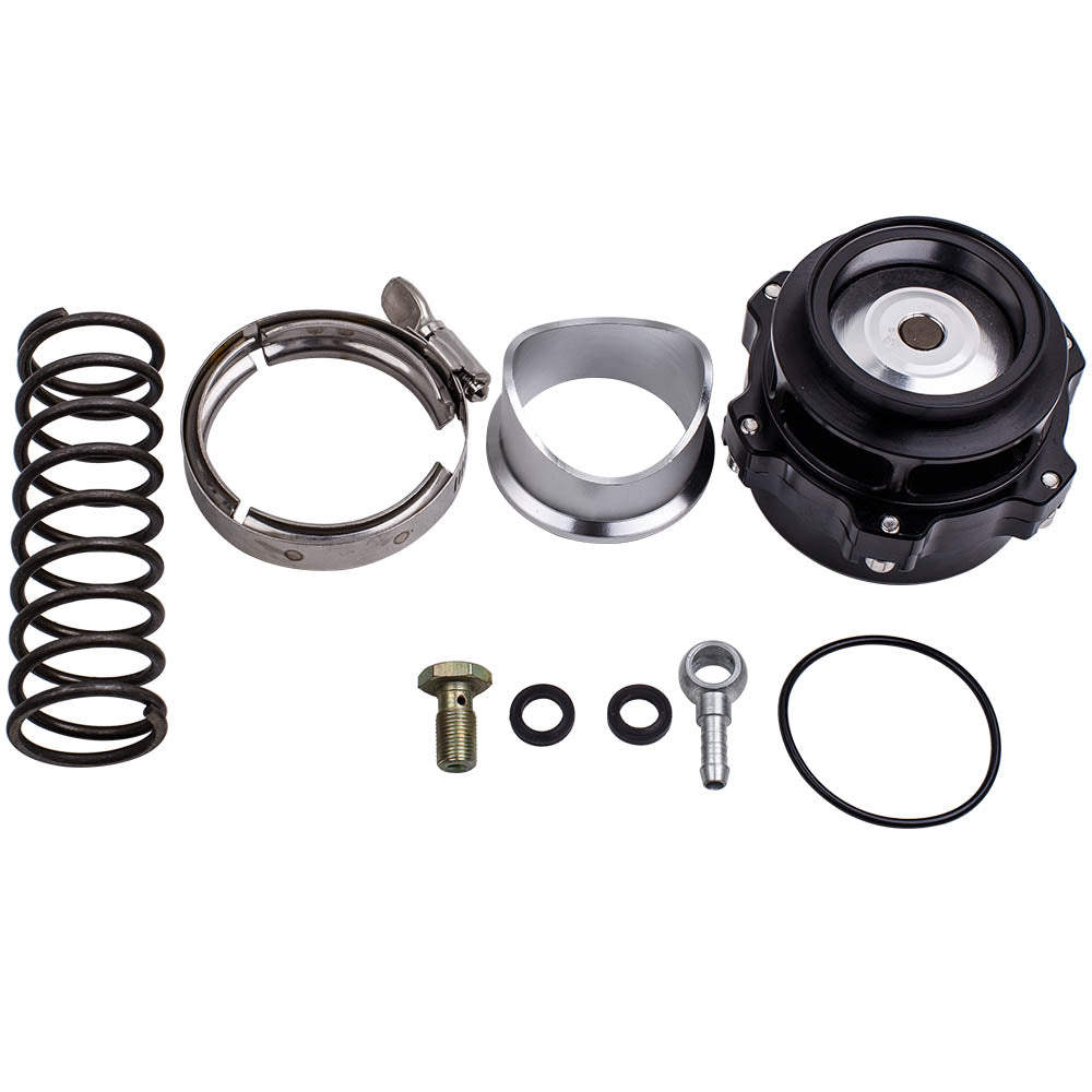 50MM V-BAND Turbo geschikt voor Charger Blow Off Valve BOV DUMP VALVE met 2 Springs
