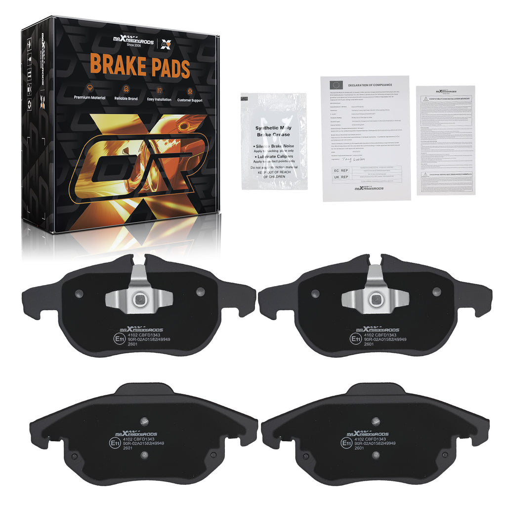 Voor Brake Pads Set geschikt voor Opel Vectra geschikt voor Vauxhall Vectra geschikt voor Saab 2002-2009 93188112