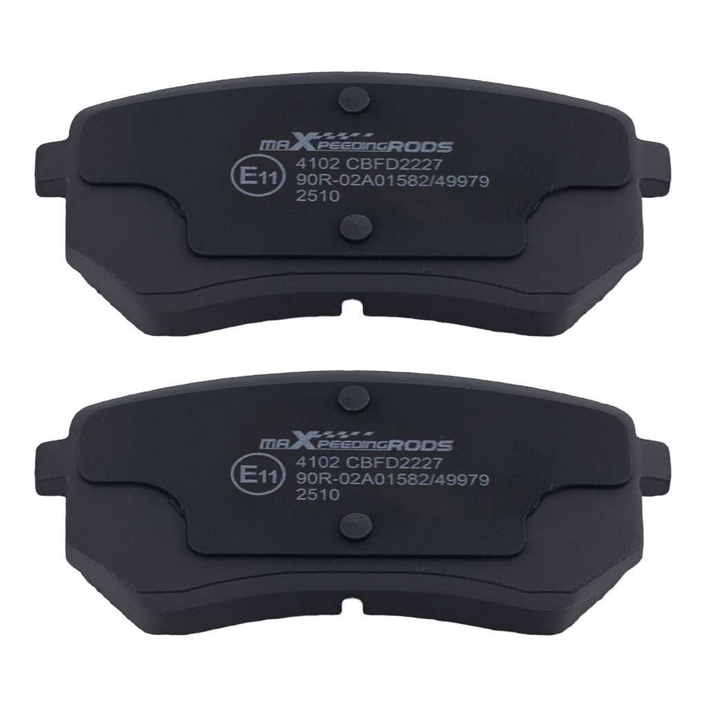 Brake Pads Set Rear compatible for Hyundai i10 1.0 1.1 1.2 LPG 2008-2013 583020XA00