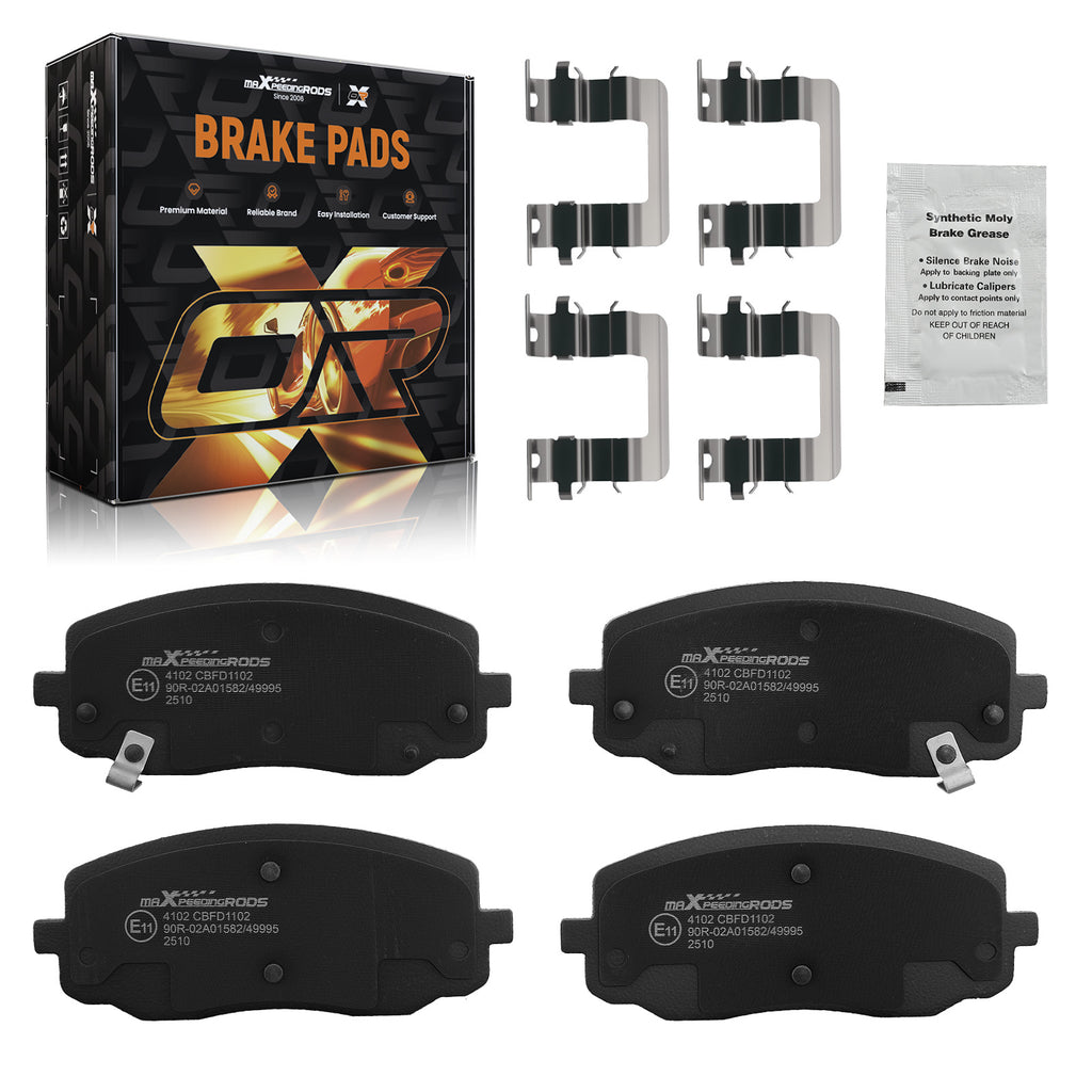 Voor Brake Pads Set geschikt voor Hyundai i10 I PA 2008-2013 / i20 I PB, PBT 2008-2014