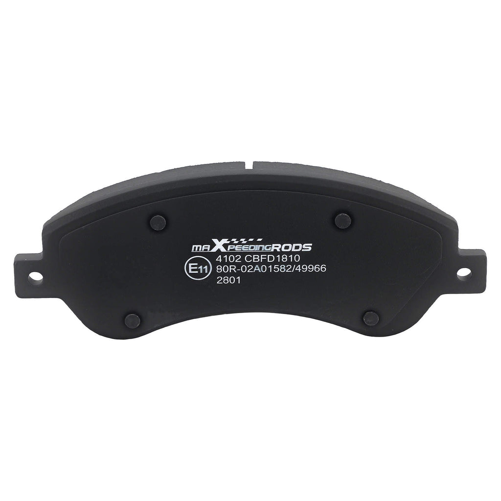 Front LR Brake Pads Set compatible for Ford Transit Tourneo/Transit 2006-2014 1554523