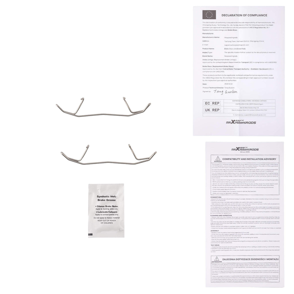 Front Brake Pads Set compatible for VW Golf/Skoda Yeti/Compatible for Seat Ibiza 2003-2016 1K0698151
