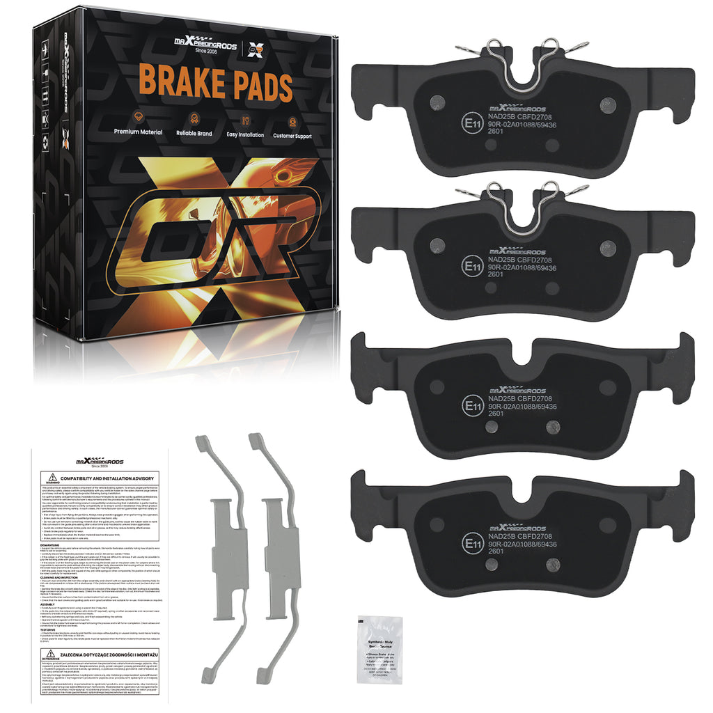 Pair Achter Brake Pads Set geschikt voor BMW 1 Series F40/X1 F48 2013-2022 34206885547