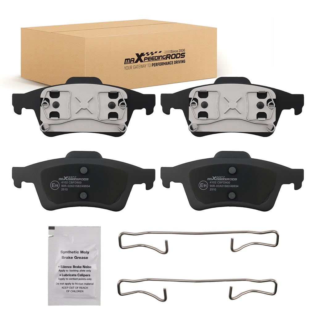Achter Brake Pad Set geschikt voor Nissan Primera P12 1.6L 1.8L 2002-2008 44060AV625